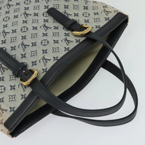 LOUIS VUITTON Monogram Mini Françoise Tote Bag 2way Blue M92208 LV Auth - Picture 8 of 15